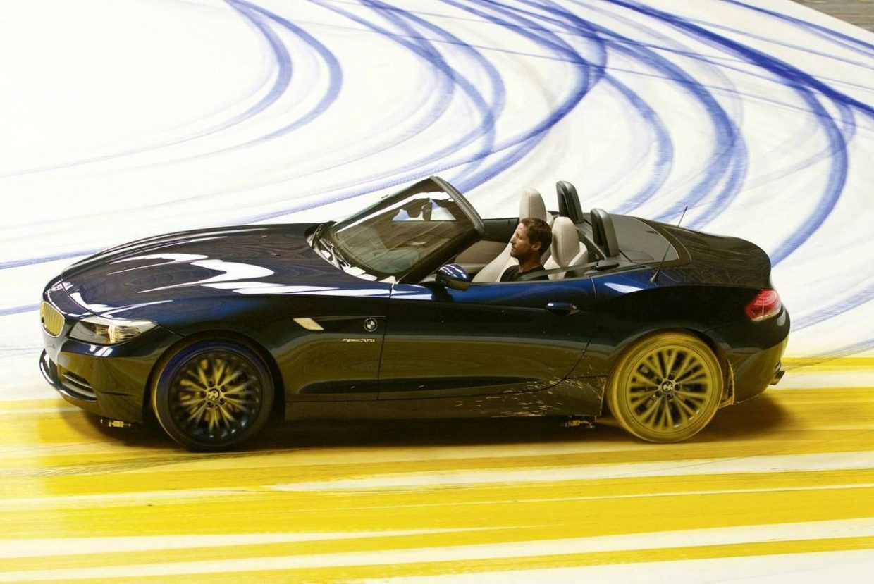 An expression of joy painting dynamics created by the new bmw z4 7